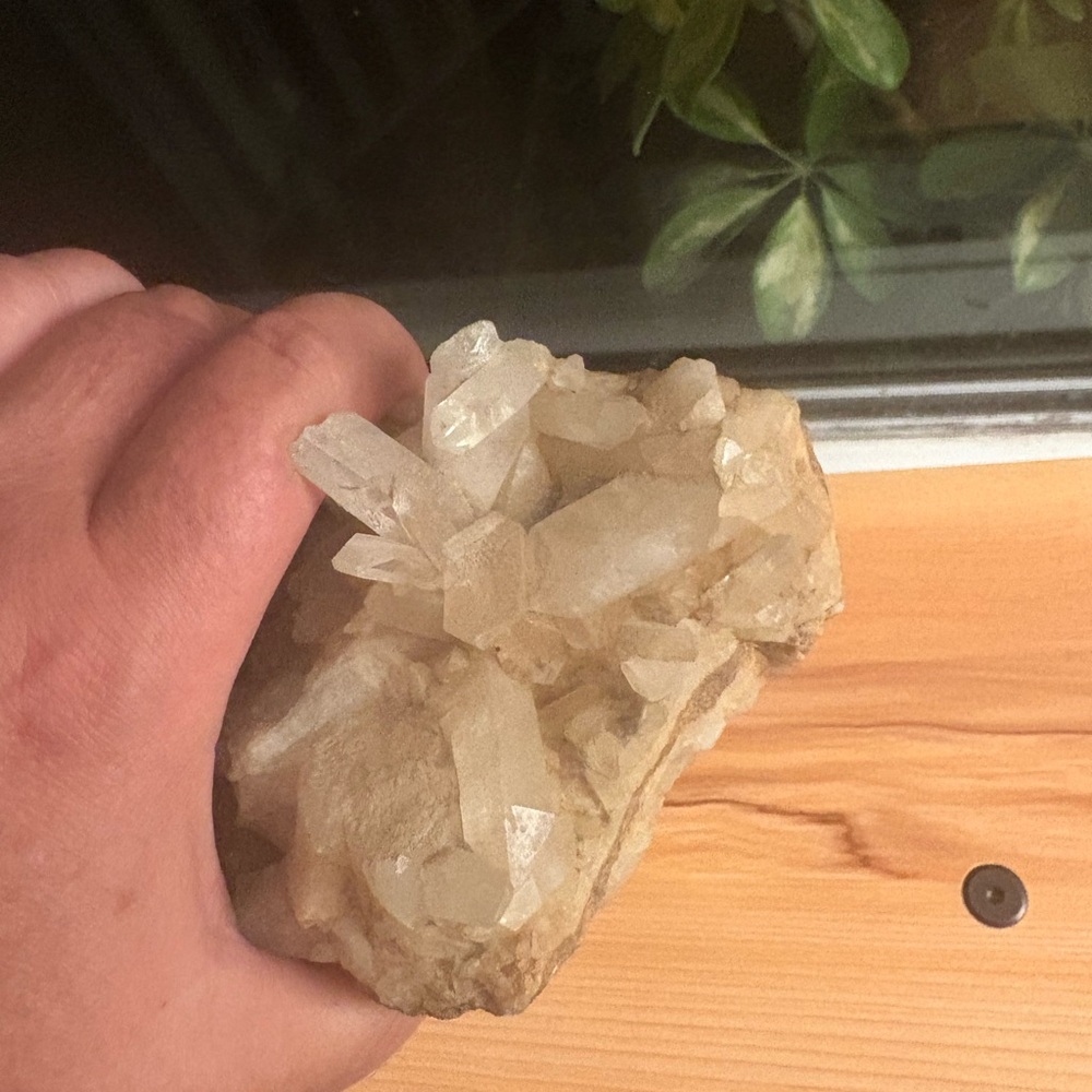 Natural Quartz Crystal Cluster - Picture 5 of 9